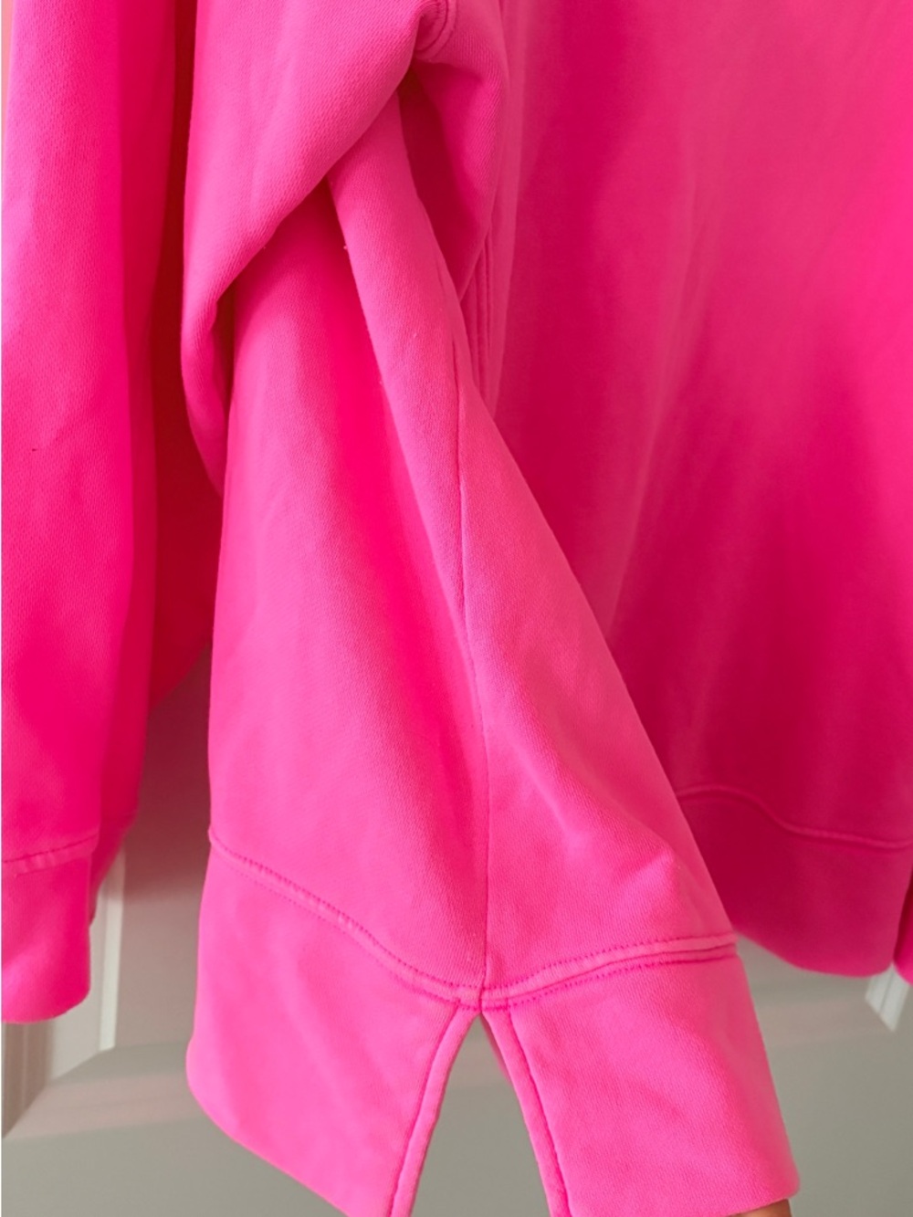 Lane Bryant LIVI Bright Pink Crewneck Pullover - Picture 4 of 4